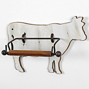 5744 Country Style Cow Toilet Roll Holder