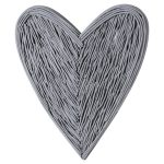 21424 Large Grey Willow Branch Heart