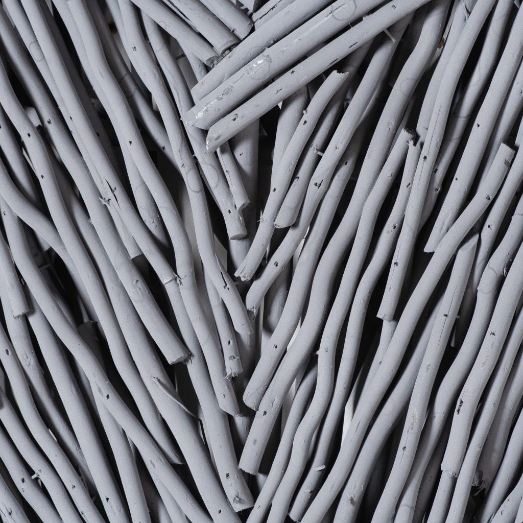 21426-a Grey Willow Branch Wall Heart