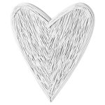 21427 Large White Willow Branch Heart