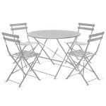 Large Cream Chalk Bistro Set