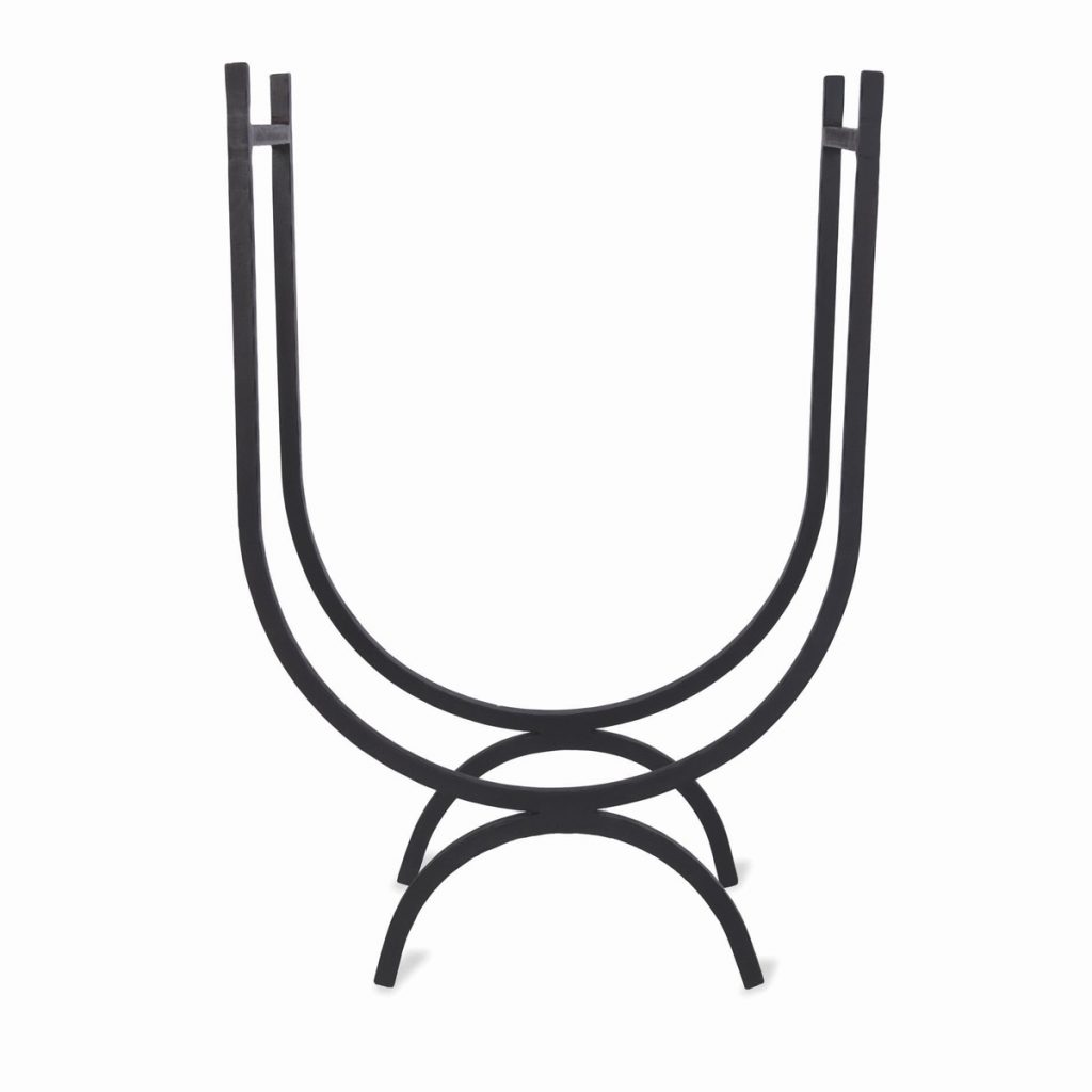 Large Wrought Iron Log Holder