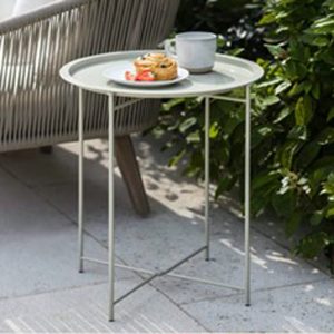 RDCL04 a Clay Cream Taupe Bistro Table