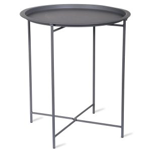 RDCO03 Dark Grey Round Bistro Table