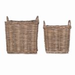 Set of 2 Square Baskets