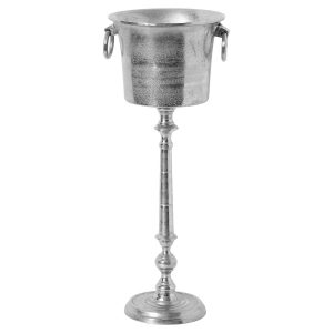 22023 Large Silver Freestanding Champagne Cooler