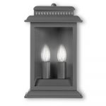 Charcoal Grey Outdoor Wall Light
