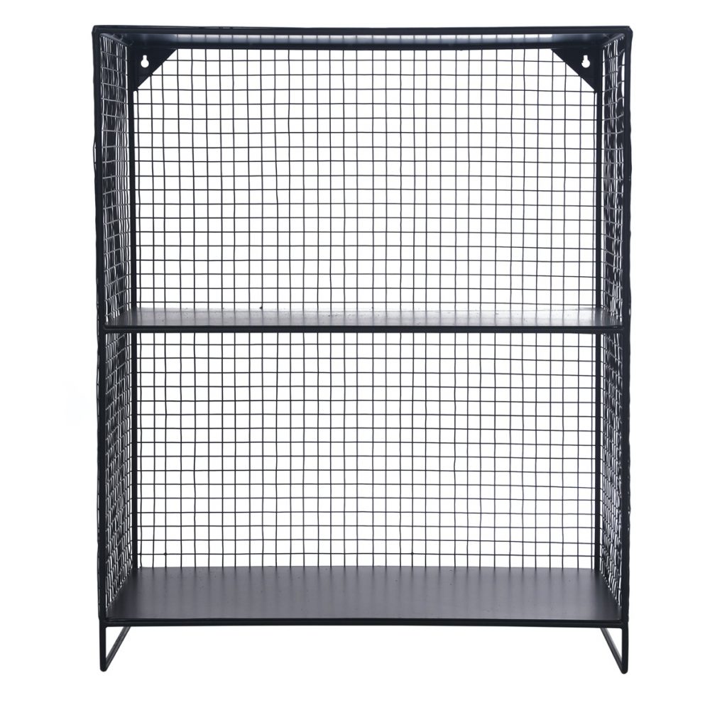 Charcoal Grey Wire Storage Unit Interior Flair