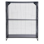 Charcoal Grey Wire Storage Unit