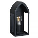 Gothic Style Black Outdoor Lantern a