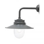 Grey Outdoor Wall Down Light
