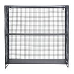 Large Charcoal Grey Wire Storage Unit