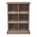 Natural Brown Wooden Shoe Locker2