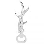 20272 Silver Antler Nickel Bottle Opener