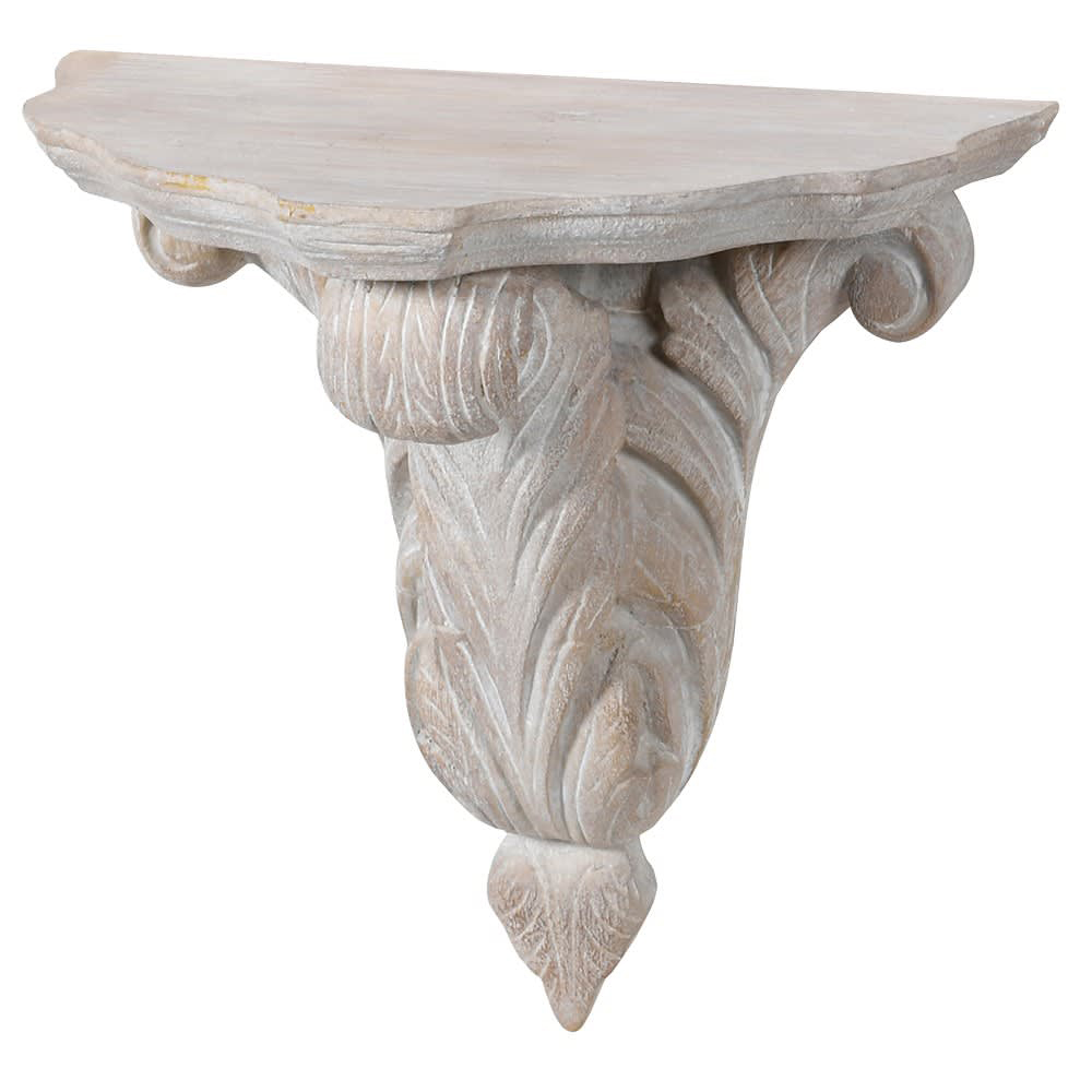 TEA446 Pale White Brown Display Shelf